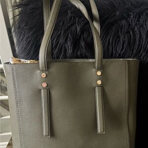 Marc Jacobs Green Structured Tote Bag